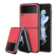 Dux Ducis Fino pouch cover made of nylon material for Samsung Galaxy Z Flip4 red (Red) hind ja info | Telefonide kaitsekaaned ja -ümbrised | hansapost.ee