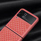 Dux Ducis Venice Leather Case for Samsung Galaxy Z Flip 3 Genuine Leather Red (Red) hind ja info | Telefonide kaitsekaaned ja -ümbrised | hansapost.ee