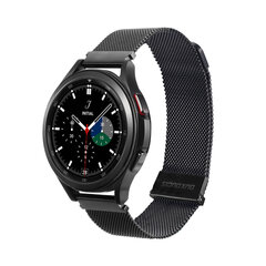 Dux Ducis Magnetic Strap Wristband for Samsung Galaxy Watch / Huawei Watch / Honor Watch (20mm band) Magnetic Wristband Black (Milanese Version) (Black) hind ja info | Nutikellade aksessuaarid ja tarvikud | hansapost.ee