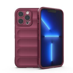 Magic Shield Case case for iPhone 13 Pro elastic armored sleeve burgundy (burgundy) hind ja info | Telefonide kaitsekaaned ja -ümbrised | hansapost.ee