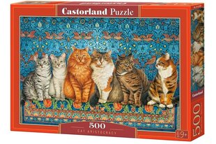 Пазл Castorland Cat Aristocracy, 500 дет. цена и информация | Пазлы | hansapost.ee