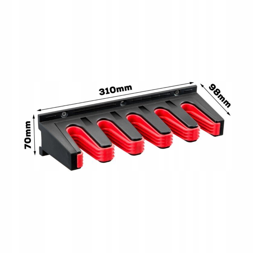 Tööriistasein 115x39 cm + riidepuu aiatööriistadele hind ja info | Tööriistakastid, tööriistakotid ja -kärud | hansapost.ee