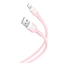 XO cable NB212 USB - Lightning 1,0 m 2,1A pink цена и информация | Кабели и провода | hansapost.ee