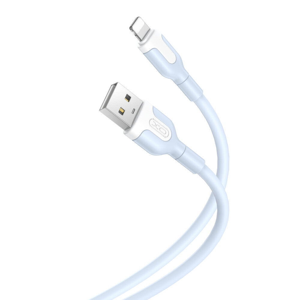 XO cable NB212 USB - Lightning 1,0 m 2,1A blue цена и информация | Juhtmed ja kaablid | hansapost.ee