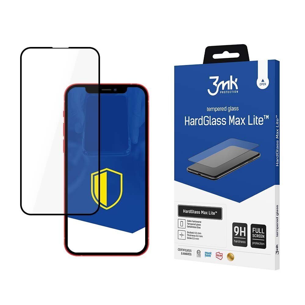 3mk HardGlass Max Lite for Xiaomi Poco M5 hind ja info | Ekraani kaitseklaasid ja kaitsekiled | hansapost.ee