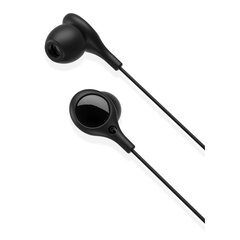 XO wired earphones EP46 jack 3,5mm with noise cancelling black hind ja info | Kõrvaklapid | hansapost.ee