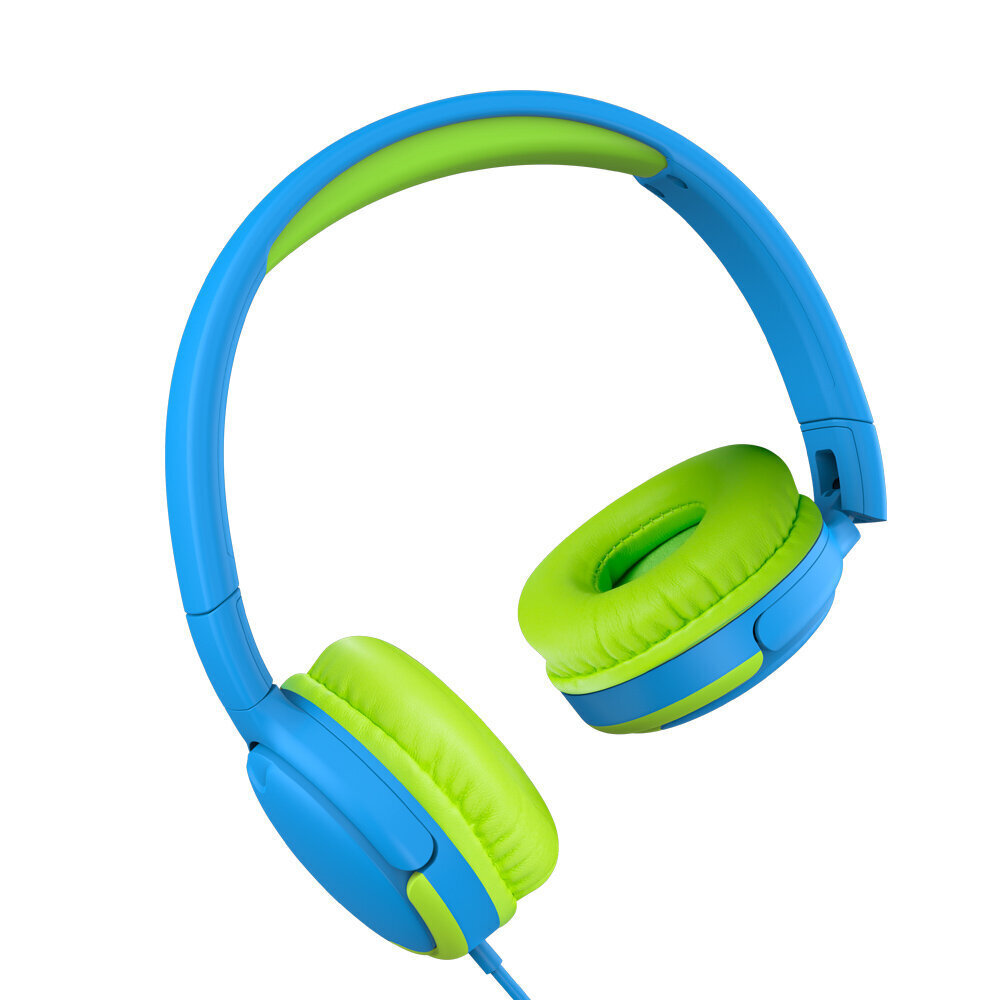 XO wired headphones EP47 jack 3,5mm blue-green hind ja info | Kõrvaklapid | hansapost.ee