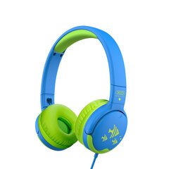 XO wired headphones EP47 jack 3,5mm blue-green hind ja info | Kõrvaklapid | hansapost.ee