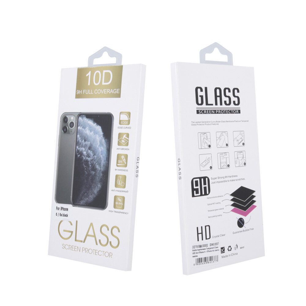 Tempered glass 10D for Samsung Galaxy A70 / A70S / A90 5G black frame hind ja info | Ekraani kaitseklaasid ja kaitsekiled | hansapost.ee