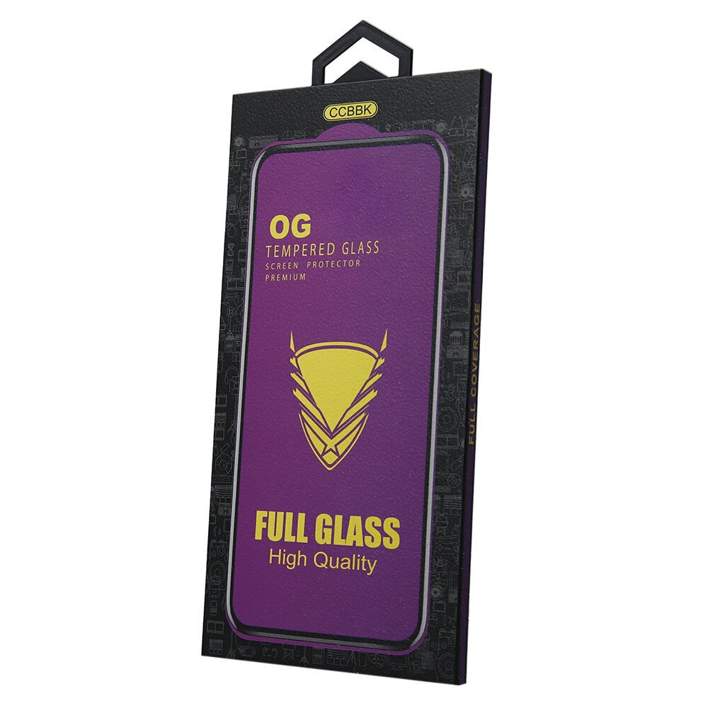 Tempered Glass OG Premium for iPhone XS Max / 11 Pro Max black frame hind ja info | Ekraani kaitseklaasid ja kaitsekiled | hansapost.ee