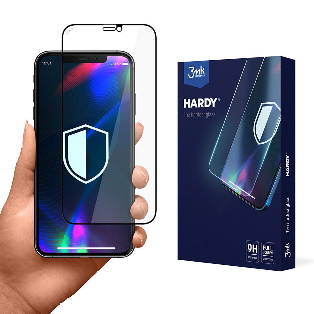 3mk tempered glass Hardy for iPhone 12 Pro Max 6,7&quot; hind ja info | Ekraani kaitseklaasid ja kaitsekiled | hansapost.ee