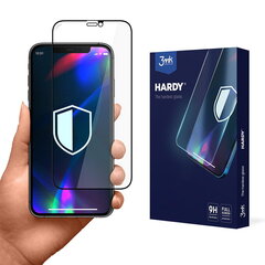 Защитное стекло дисплея 3mk Hardy Apple iPhone 13/13 Pro/14 черное цена и информация | Защитные пленки для телефонов | hansapost.ee