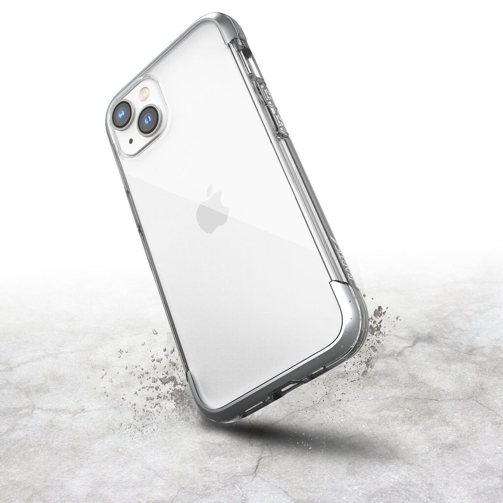 Raptic X-Doria Air Case for iPhone 14 Plus armored cover silver (Silver) цена и информация | Telefonide kaitsekaaned ja -ümbrised | hansapost.ee