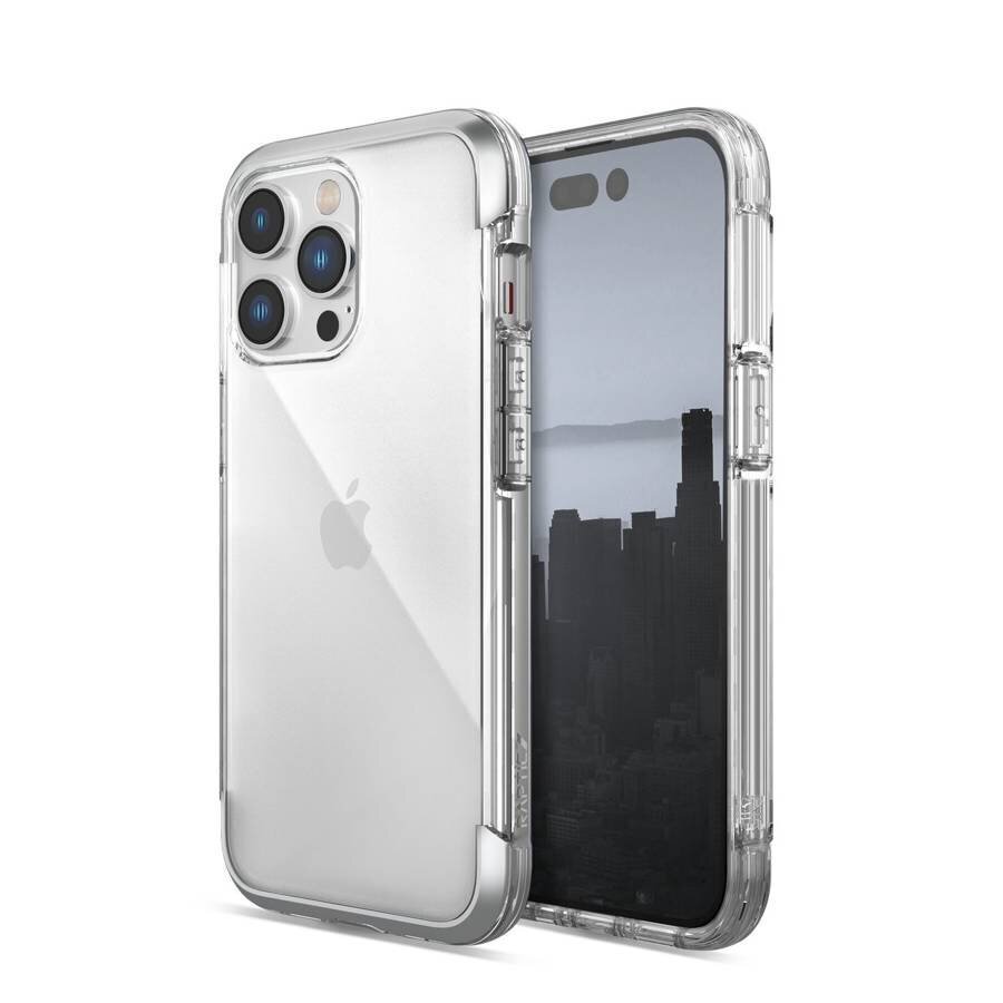 Raptic X-Doria Air Case for iPhone 14 Pro Max armored cover silver (Silver) hind ja info | Telefonide kaitsekaaned ja -ümbrised | hansapost.ee