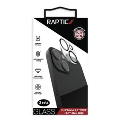 Raptic X-Doria Camera Protector Glass 2x iPhone 14 tempered glass for camera camera lens цена и информация | Защитные пленки для телефонов | hansapost.ee