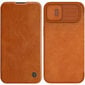 Nillkin Qin Pro Leather Case iPhone 14 6.1 2022 Brown (Brown) hind ja info | Telefonide kaitsekaaned ja -ümbrised | hansapost.ee