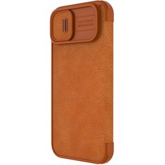 Nillkin Qin Pro Leather Case iPhone 14 Plus 6.7 2022 Brown (Brown) hind ja info | Telefonide kaitsekaaned ja -ümbrised | hansapost.ee