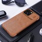 Nillkin Qin Pro Leather Case iPhone 14 Pro Max 6.7 2022 Brown (Brown) hind ja info | Telefonide kaitsekaaned ja -ümbrised | hansapost.ee