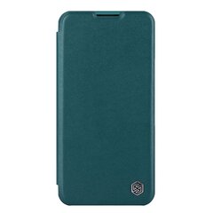 Nillkin Qin Pro Leather Case-plain leather iPhone 14 6.1 2022 Exuberant Green (Green) hind ja info | Telefonide kaitsekaaned ja -ümbrised | hansapost.ee