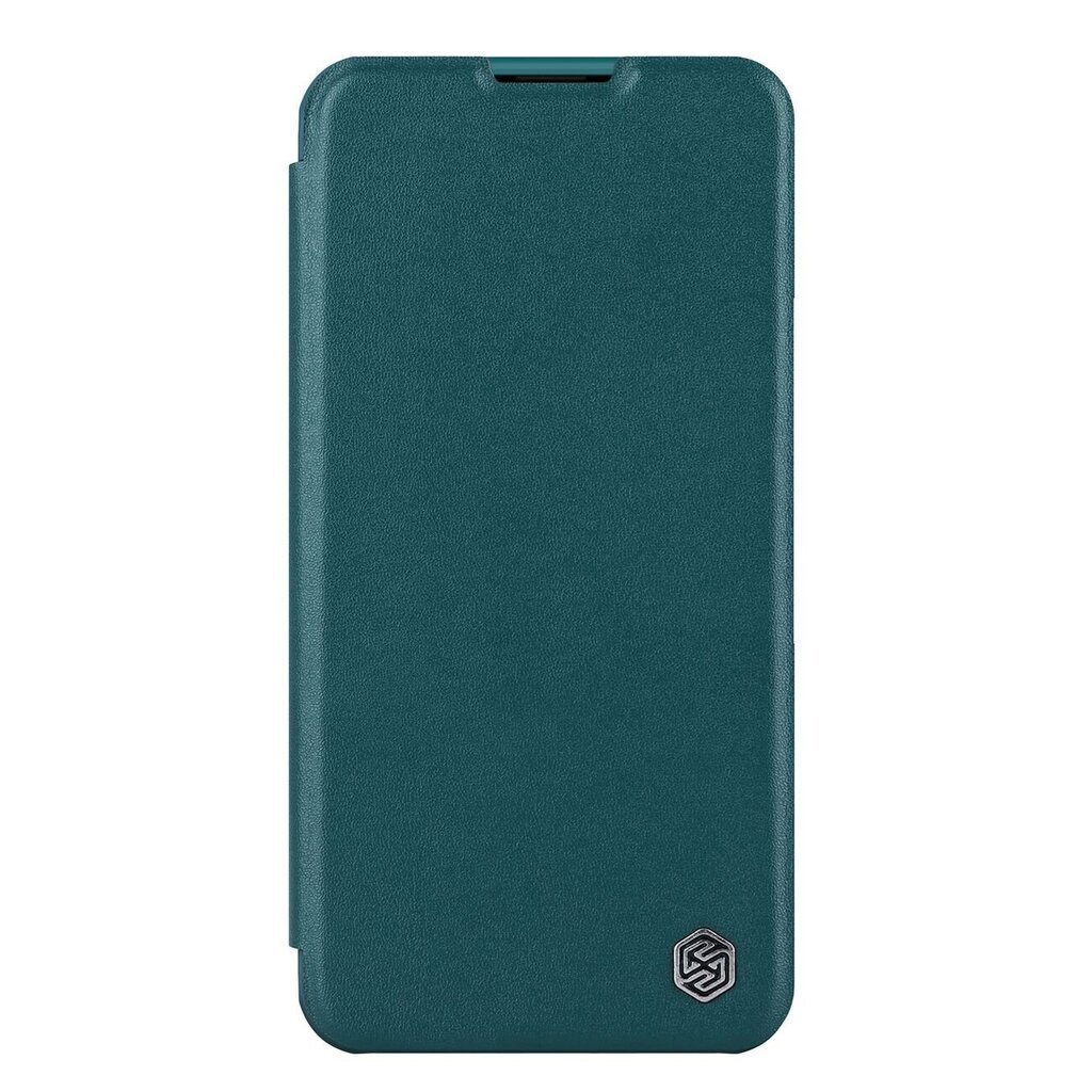 Nillkin Qin Pro Leather Case-plain leather iPhone 14 Plus 6.7 2022 Exuberant Green (Green) hind ja info | Telefonide kaitsekaaned ja -ümbrised | hansapost.ee