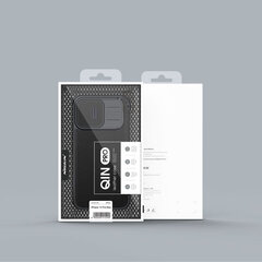 Nillkin Qin Pro Leather Case-plain leather iPhone 14 Pro Max 6.7 2022 Exuberant Green (Green) hind ja info | Telefonide kaitsekaaned ja -ümbrised | hansapost.ee