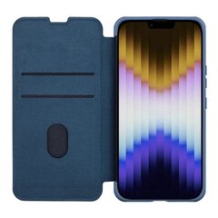 Nillkin Qin Cloth Pro Case Case For iPhone 14 Camera Protector Holster Cover Flip Case Blue (Blue) hind ja info | Telefonide kaitsekaaned ja -ümbrised | hansapost.ee