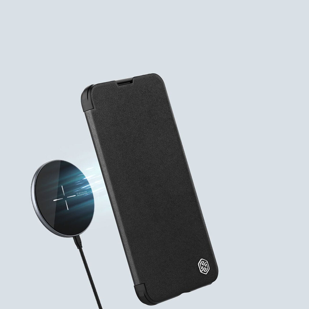 Nillkin Qin Cloth Pro Case Case For iPhone 14 Pro Camera Protector Holster Cover Flip Case Blue (Blue) цена и информация | Telefonide kaitsekaaned ja -ümbrised | hansapost.ee