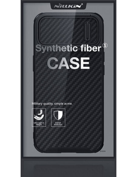 Nillkin Synthetic Fiber S iPhone 14 6.1 2022 Black цена и информация | Telefonide kaitsekaaned ja -ümbrised | hansapost.ee