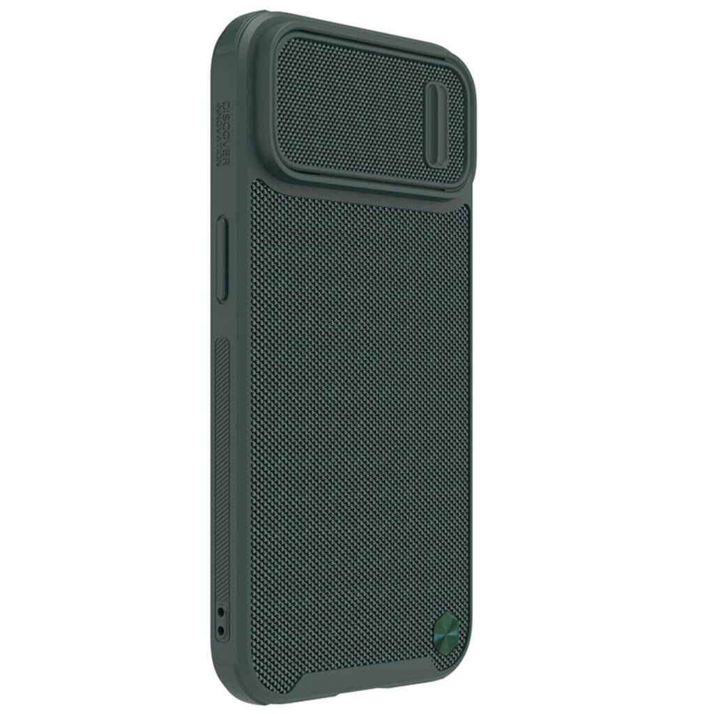 Nillkin Textured S Magnetic Case iPhone 14 MagSafe case with camera cover green (Green) цена и информация | Telefonide kaitsekaaned ja -ümbrised | hansapost.ee