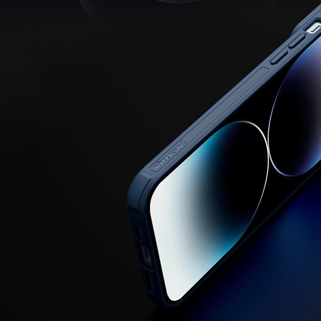 Nillkin Textured S Magnetic Case iPhone 14 Pro MagSafe case with camera cover blue (Blue) hind ja info | Telefonide kaitsekaaned ja -ümbrised | hansapost.ee