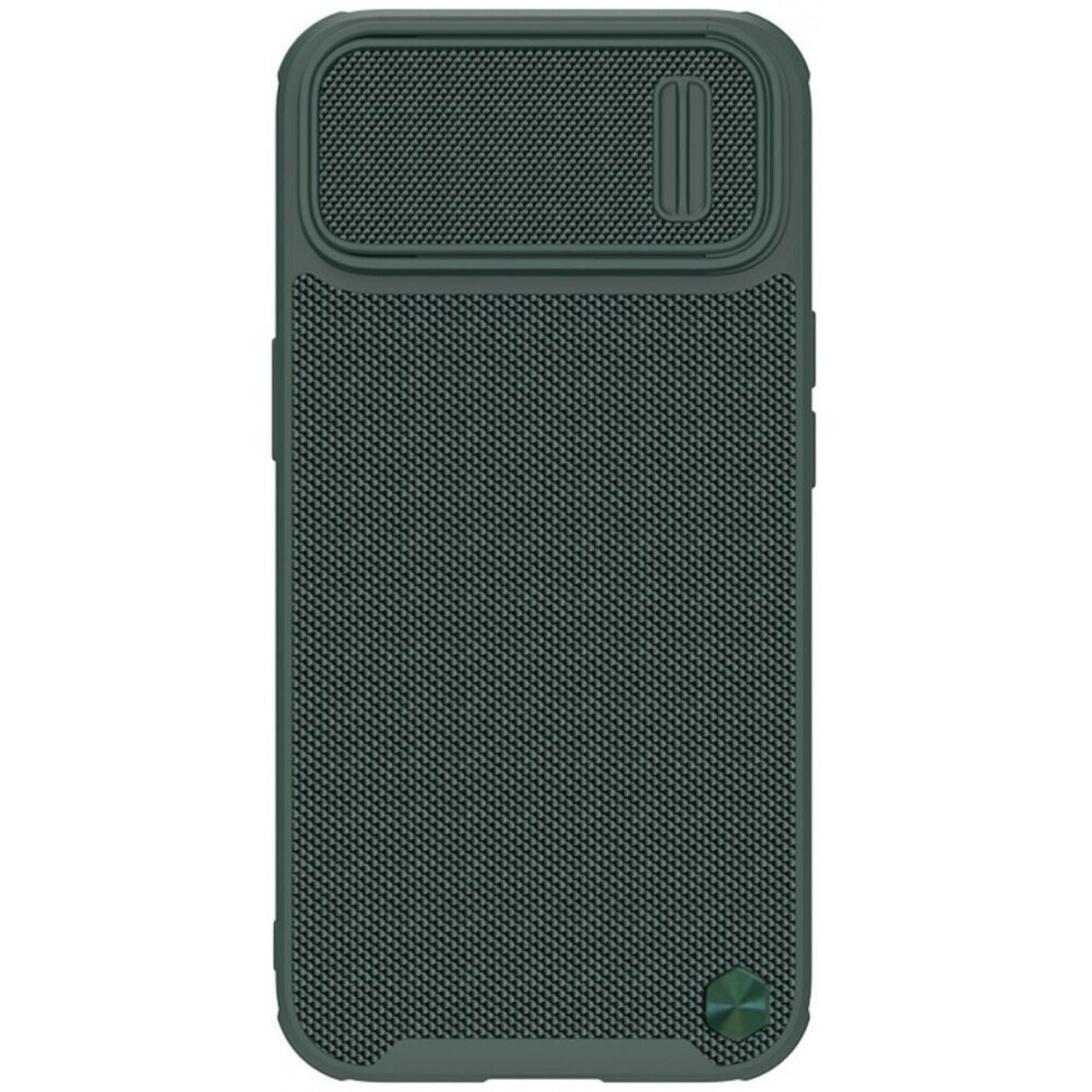 Nillkin Textured S Magnetic Case iPhone 14 Plus MagSafe case with camera cover green (Green) hind ja info | Telefonide kaitsekaaned ja -ümbrised | hansapost.ee