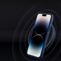 Nillkin Textured S Magnetic Case iPhone 14 Pro Max MagSafe case with camera cover blue (Blue) hind ja info | Telefonide kaitsekaaned ja -ümbrised | hansapost.ee