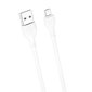 XO cable NB200 USB - microUSB 1,0m 2.1A white цена и информация | Juhtmed ja kaablid | hansapost.ee