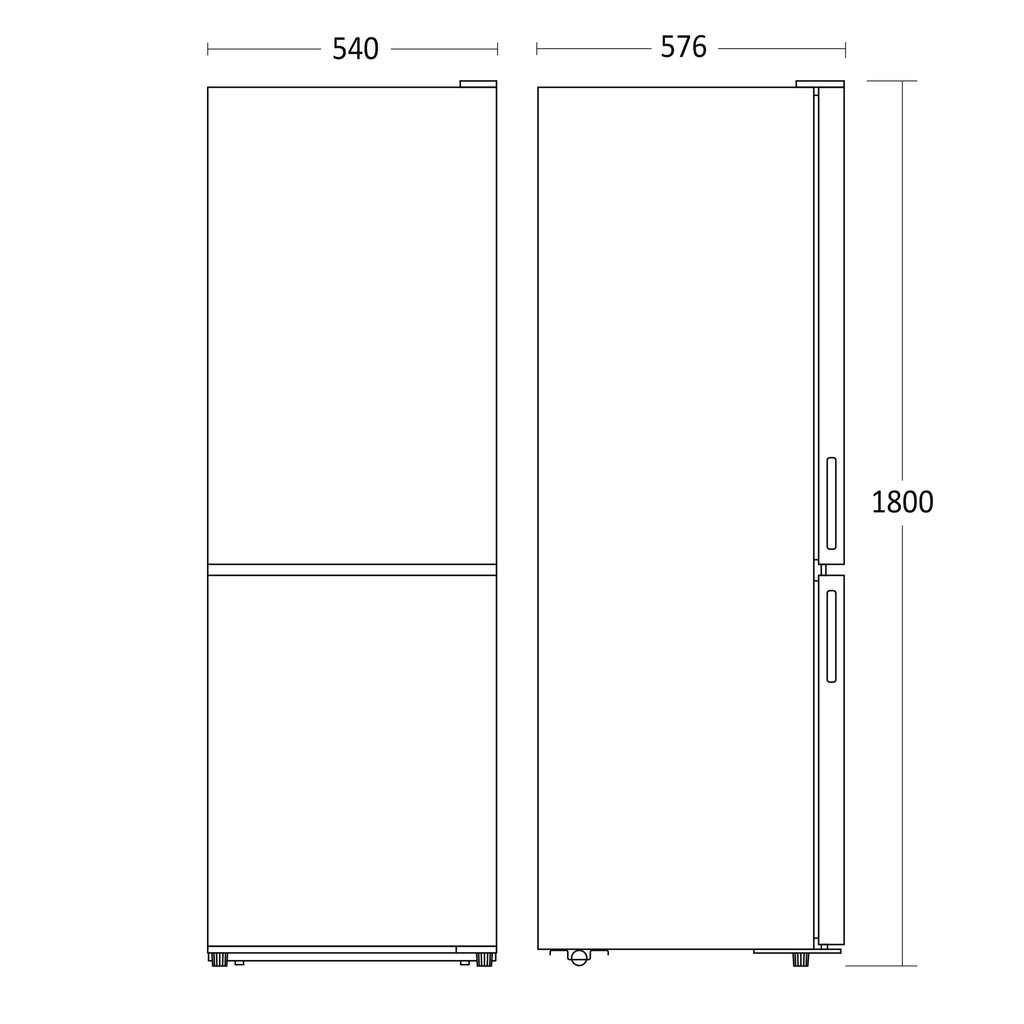 Külmik Scandomestic SKF231W hind ja info | Külmkapid-külmikud | hansapost.ee