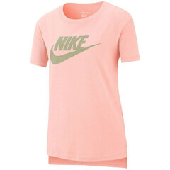 Футболка Nike для девочек Младшая футболка AR5088 610 цена и информация | Рубашки для девочек | hansapost.ee