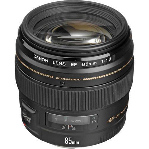 Canon EF 85mm f/1.8 USM, must цена и информация | Fotoaparaatide objektiivid | hansapost.ee
