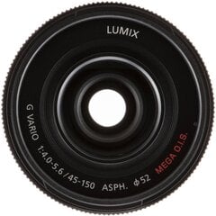 Panasonic LUMIX G Vario 45-150mm f/4-5.6 Asph. Mega O.I.S. (H-FS45150-K) Black price and information | Fotoaparaatide objektiivid | hansapost.ee