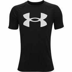 Poiste T-särk Under Armour Tech Big Logo, must hind ja info | Särgid poistele | hansapost.ee