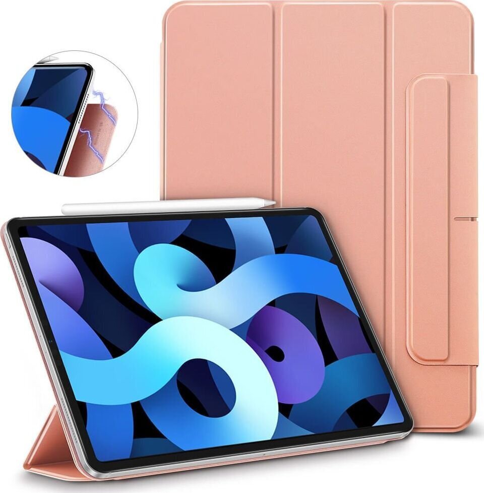 ESR Rebound Magnetic IPad Air 4 2020 / AIR 5 2022 ROSE GOLD цена и информация | Tahvelarvuti ümbrised ja kaaned | hansapost.ee