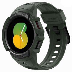 Spigen RUGGED ARMOR &PRO& GALAXY Watch 4/5 (44 MM) MILITARY GREEN hind ja info | Nutikellade aksessuaarid ja tarvikud | hansapost.ee