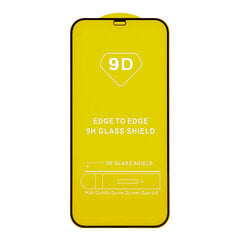 Ekraani kaitsekile 9D iPhone 13 Mini 5,4", must raam hind ja info | Ekraani kaitseklaasid ja kaitsekiled | hansapost.ee