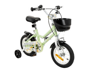 Jalgratas lastele Makani 12", roheline hind ja info | Jalgrattad | hansapost.ee