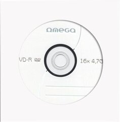 DVD-диск Omega DVD-R 4,7 ГБ 1 шт. цена и информация | Виниловые пластинки, CD, DVD | hansapost.ee