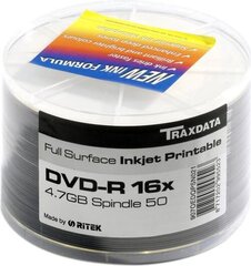 DVD Ritek DVD-R 4,7 GB, 50 tk. hind ja info | Vinüülplaadid, CD, DVD | hansapost.ee