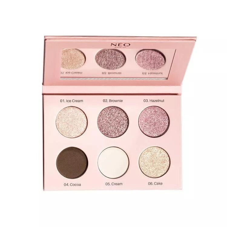 Lauvärvipalett Neo Make up Eyeshadow Palette Nude, 9g hind ja info | Lauvärvid, ripsmetušid ja silmapliiatsid | hansapost.ee