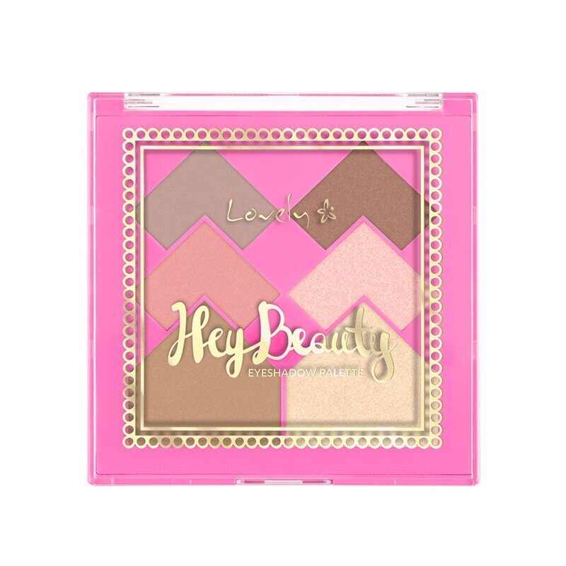 Meigipalett Lovely Hey Beauty Eyeshadow Palette цена и информация | Lauvärvid, ripsmetušid ja silmapliiatsid | hansapost.ee