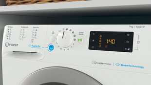 Indesit BWSE71295XWSVEU цена и информация | Стиральные машины | hansapost.ee