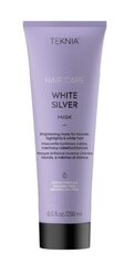 Kollaseid toone neutraliseeriv juuksemask Lakme Teknia White Silver Mask, 250ml цена и информация | Бальзамы | hansapost.ee