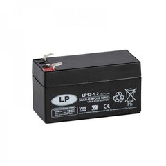 Аккумулятор LP AGM LP12-1.2 T1 1.2 Ач 12В цена и информация | LP Автотовары | hansapost.ee