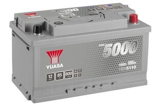 Aku Yuasa YBX5110 85Ah 12V 800A hind ja info | Yuasa Autokaubad | hansapost.ee